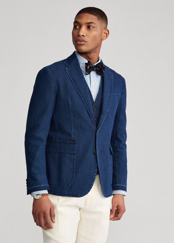 denim sport coat blazer